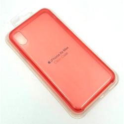 Чехол iPhone XS Max Silicon Case Clear Red