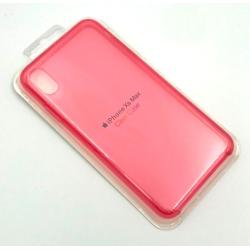 Чехол iPhone XS Max Silicon Case Clear Pink