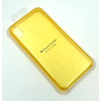 Чехол iPhone XS Max Silicon Case Clear Yellow