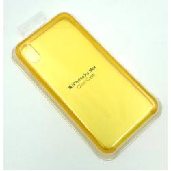 Чехол iPhone XS Max Silicon Case Clear Yellow