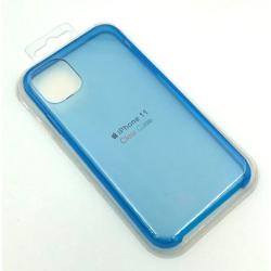 Чехол iPhone 11 Silicon Case Clear Blue