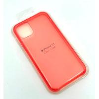 Чехол iPhone 11 Silicon Case Clear Red