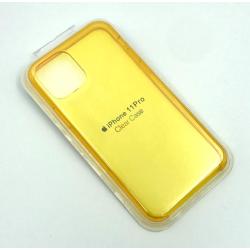 Чехол iPhone 11 Pro Silicon Case Clear Yellow