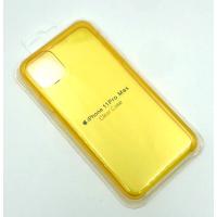 Чехол iPhone 11 Pro Max Silicon Case Clear Yellow