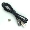 Дата кабель Remax RC-158m Magnets Series 3.0A Micro USB Black