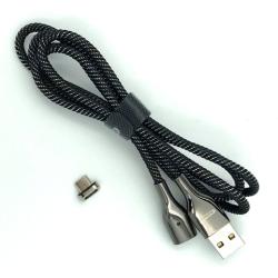 Дата кабель Remax RC-158m Magnets Series 3.0A Micro USB Black