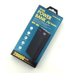 Power Bank REMAX Proda RPP-106 Fizi Series (20000mAh/2A/2USB) + TYPE C input Black