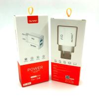 Сетевое ЗУ Sunpin DC-01 (5V/2.4A/2USB) + кабель Micro USB White 