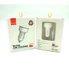 Автомобильное ЗУ SUNPIN CS-03 (5V/2.1A/2USB) + кабель Micro USB White