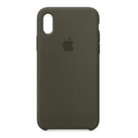 Чехол iPhone XS Max Silicon Case Copy #22 Dark Olive