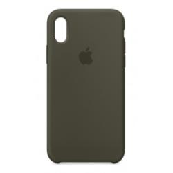 Чехол iPhone XS Max Silicon Case Copy #22 Dark Olive