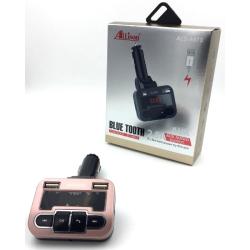 FM модулятор ALS-A673 Bluetooth + Charger (1USB/5V/2.5A) Black/Gold