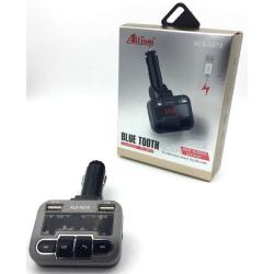 FM модулятор ALS-A673 Bluetooth + Charger (1USB/5V/2.5A) Black/Gray