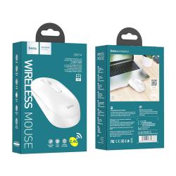 Компьютерная беспроводная мышь HOCO Platinum business wireless mouse GM14 White