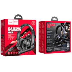 Наушники компьютерные с микрофоном HOCO W103 gaming Magic tour gaming headphones Black