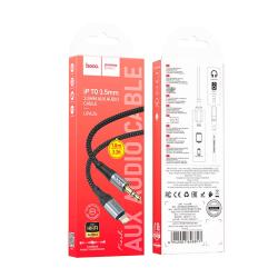 Кабель AUX HOCO UPA26 Audio Cable Lightning 1m Black