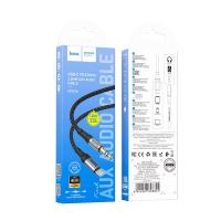 Кабель AUX HOCO UPA26 Audio Cable Type C 1m Black