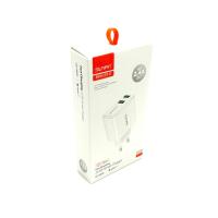 Сетевое ЗУ Sunpin SPC-01 (5V/2.4A/2USB) + кабель Micro USB White 