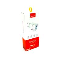 Сетевое ЗУ Sunpin DC-01 (5V/2.4A/2USB) + кабель Lightning USB White 
