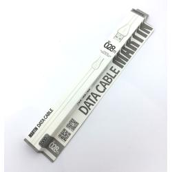 Дата кабель Remax RC-028m Martin micro USB White