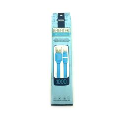 Дата кабель Remax RC-029i Breathe iPhone 5 Blue