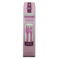 Дата кабель Remax RC-029m Breathe micro USB Pink