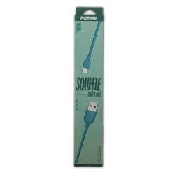 Дата кабель Remax RC-031m Souffle micro USB Blue