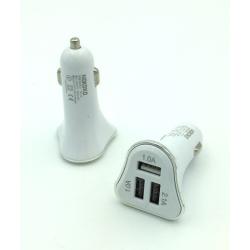 Автомобильное ЗУ KO-15 (5V/3.1A/3USB) White (тех. упаковка)