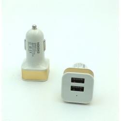 Автомобильное ЗУ KO-5 (5V/2.1A/2USB) Gold (тех. упаковка)