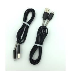 Дата кабель M-004 круглый Micro USB 1.0m Black (тех. упаковка)