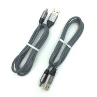 Дата кабель M-006 круглый плетенный Micro USB 1.0m Gray (тех. упаковка)