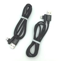 Дата кабель M-007 круглый плетенный угловой Micro USB 1.0m Black (тех. упаковка)