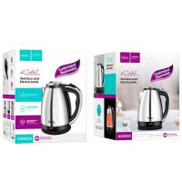Электрочайник HOCO HJD03A Cool kitchen convenient electric kettle 1.8L Silver