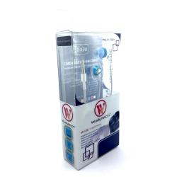 Наушники Wallytech WEA-081 Blue/White