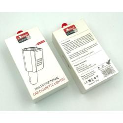 Автомобильное ЗУ Allison ALS-A208H Black_White (5V/3.1A/2USB)