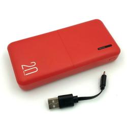 Power Bank WESDAR S81 (20000mAh/2A/2USB) Red