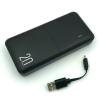 Power Bank WESDAR S81 (20000mAh/2A/2USB) Black