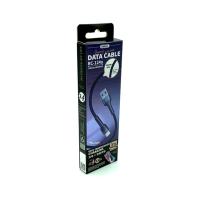 Дата кабель Remax RC-124a Jany Series Aluminum Alloy Braided 2.4A Type C Silver
