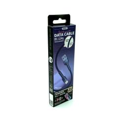 Дата кабель Remax RC-124a Jany Series Aluminum Alloy Braided 2.4A Type C Silver