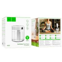 Увлажнитель воздуха HOCO HX31 Dual spray humidifier with digital display 1.4L White