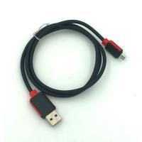 Дата кабель M-020 силиконовый круглый Micro USB 1.0m Black_Red (тех. упаковка)