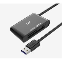 Картридер DM CR021 USB-A 3in1 (SD / micro SD / CF card) USB 3.0 Black
