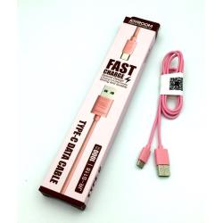 Дата кабель JOYROOM JR-118 Fast Charge Type C Pink