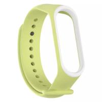 Браслет для смарт часов Mi Band 3 / 4 Green_White