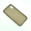 Чехол iPhone X/XS Silicon Case Clear Gold