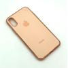 Чехол iPhone X/XS Silicon Case Clear Rose Gold