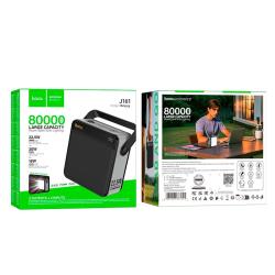 Power Bank HOCO J161 (80000mAh/22.5W/2USB/2PD) + LED Black