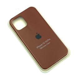 Чехол iPhone 12 / 12 Pro Silicon Case Copy #74 Dark Brown