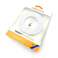 Дата кабель GRIFFIN Premium flat iPhone 5 2M