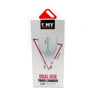 Сетевое ЗУ EMY MY-271 (5V/2.1A/2USB)